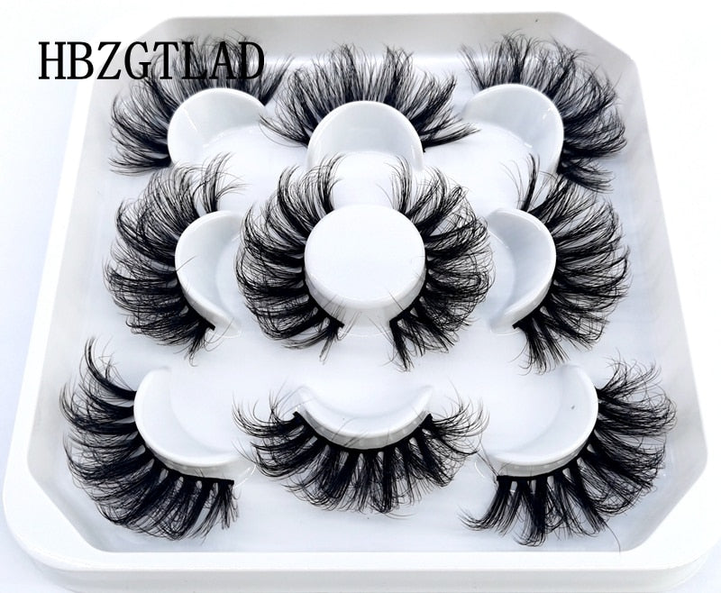 5 Pairs 8-25mm 3D Mink Lashes