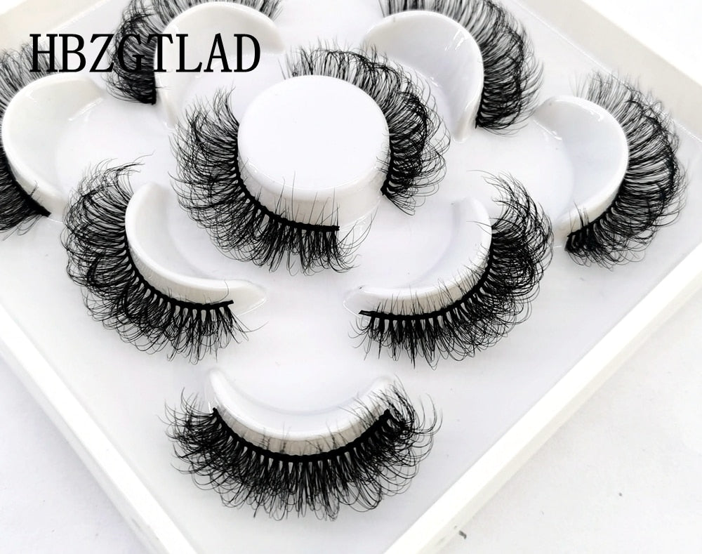 5 Pairs 8-25mm 3D Mink Lashes