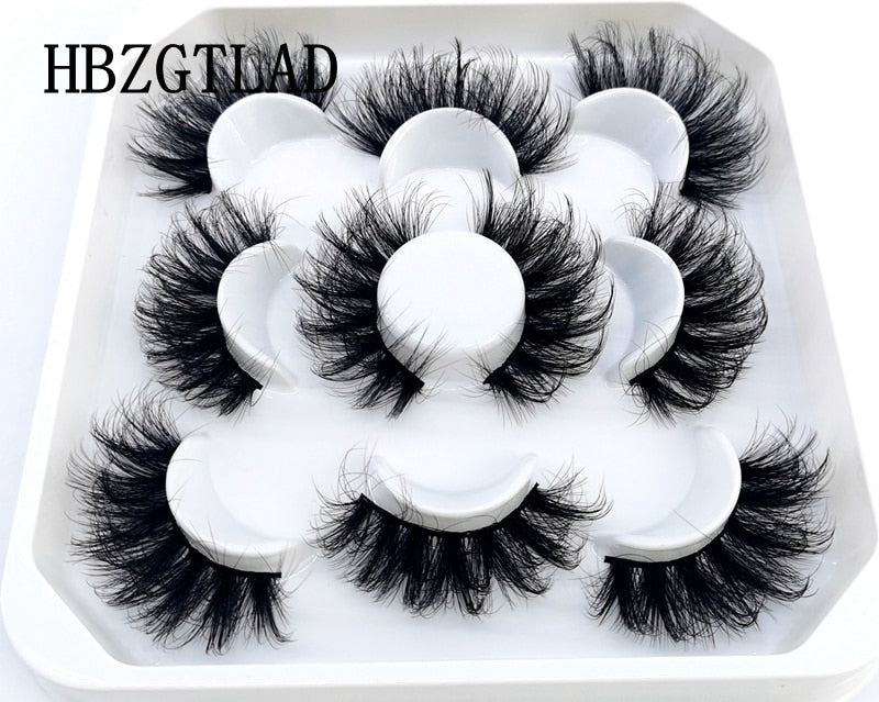 5 Pairs 8-25mm 3D Mink Lashes