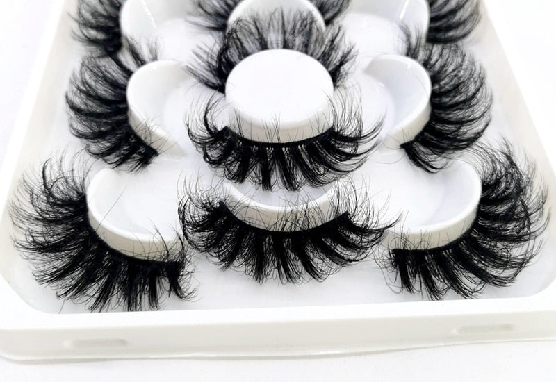 5 Pairs 8-25mm 3D Mink Lashes