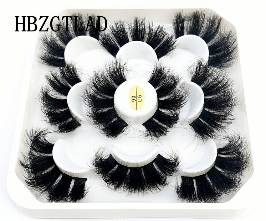 5 Pairs 8-25mm 3D Mink Lashes