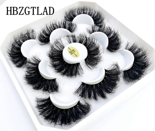 5 Pairs 8-25mm 3D Mink Lashes