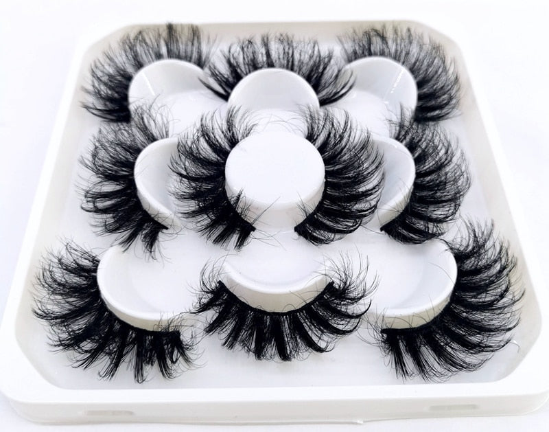 5 Pairs 8-25mm 3D Mink Lashes
