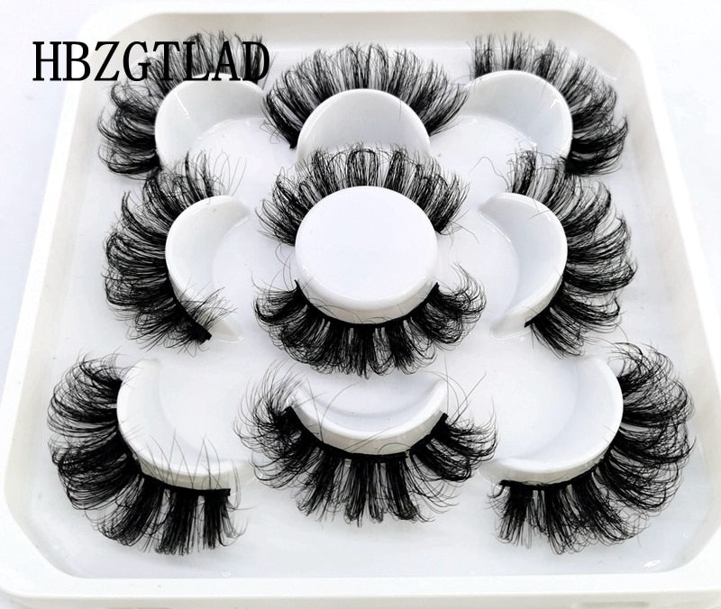 5 Pairs 8-25mm 3D Mink Lashes