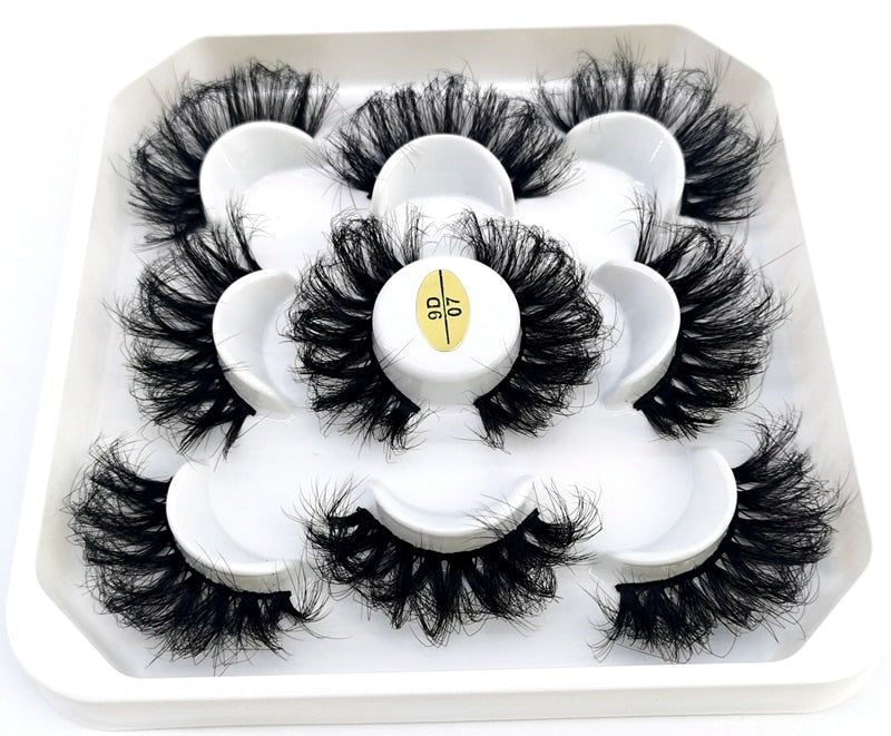 5 Pairs 8-25mm 3D Mink Lashes