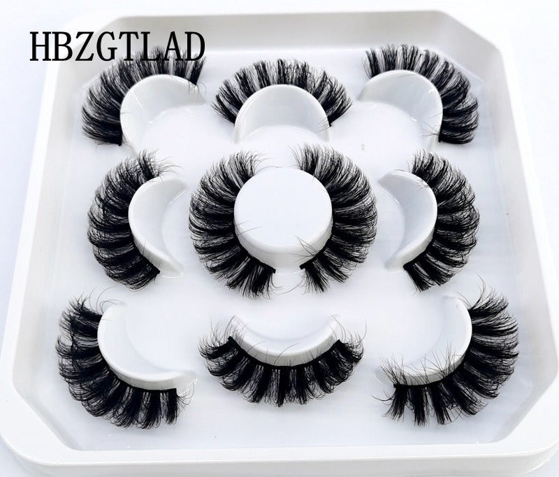 5 Pairs 8-25mm 3D Mink Lashes
