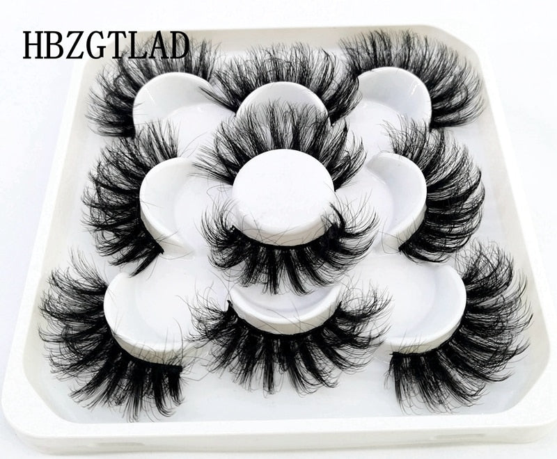 5 Pairs 8-25mm 3D Mink Lashes