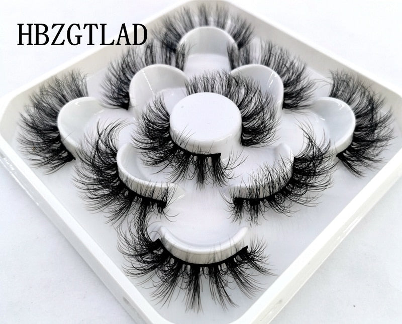 5 Pairs 8-25mm 3D Mink Lashes