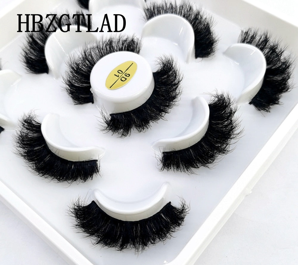 5 Pairs 8-25mm 3D Mink Lashes