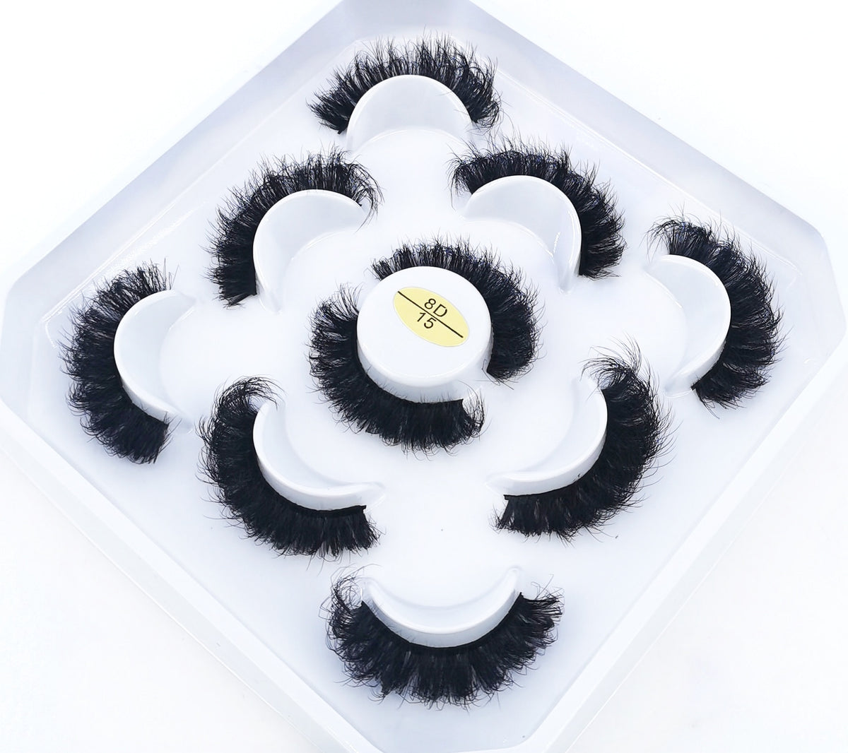5 Pairs 8-25mm 3D Mink Lashes