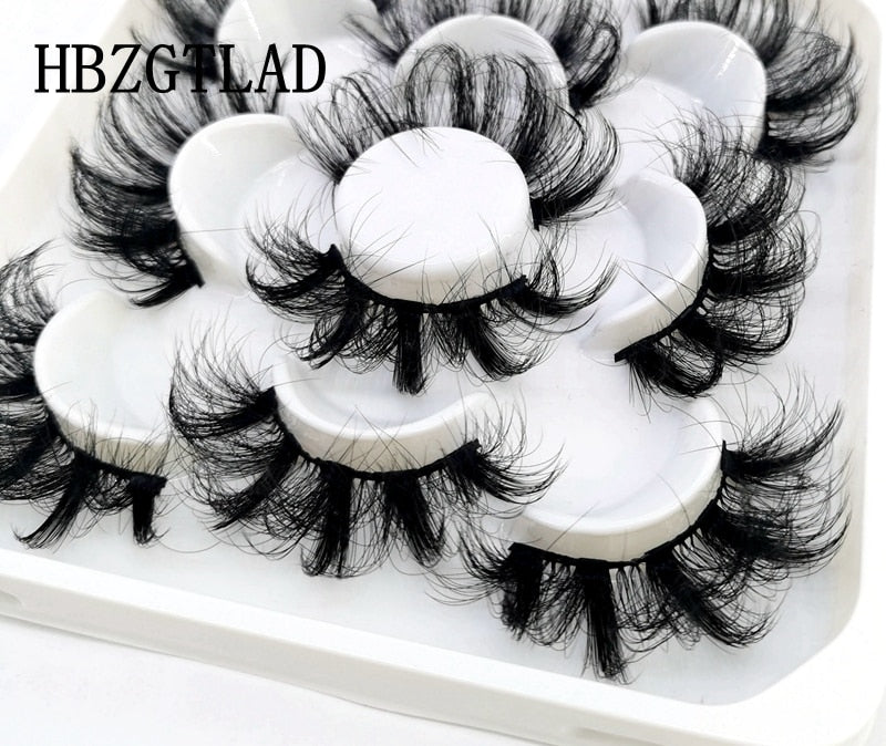 5 Pairs 8-25mm 3D Mink Lashes