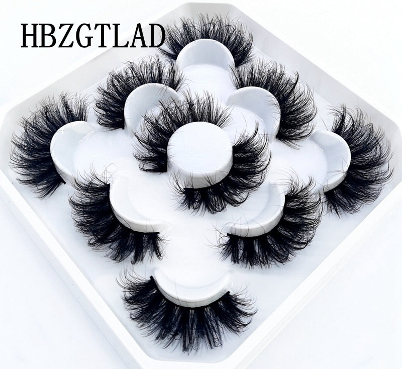 5 Pairs 8-25mm 3D Mink Lashes