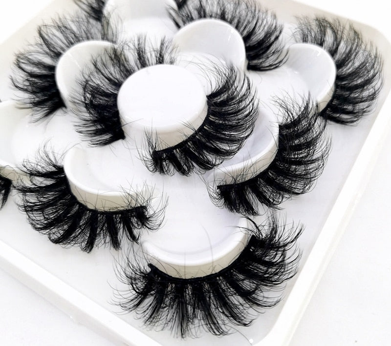 5 Pairs 8-25mm 3D Mink Lashes
