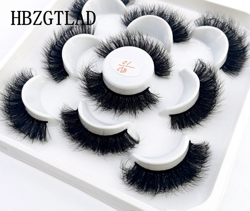 5 Pairs 8-25mm 3D Mink Lashes