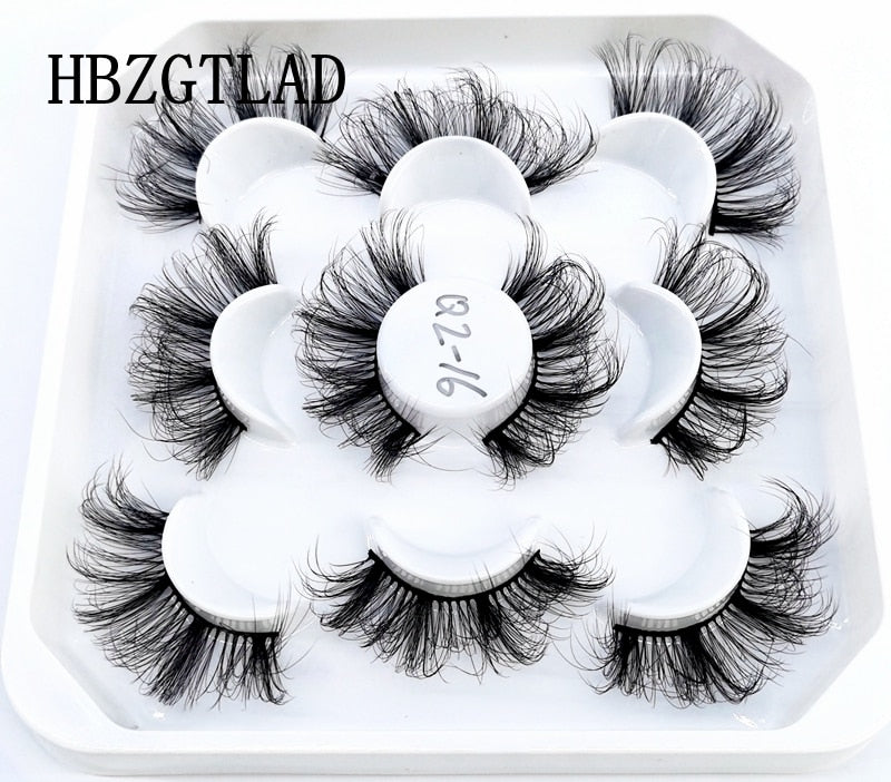 5 Pairs 8-25mm 3D Mink Lashes