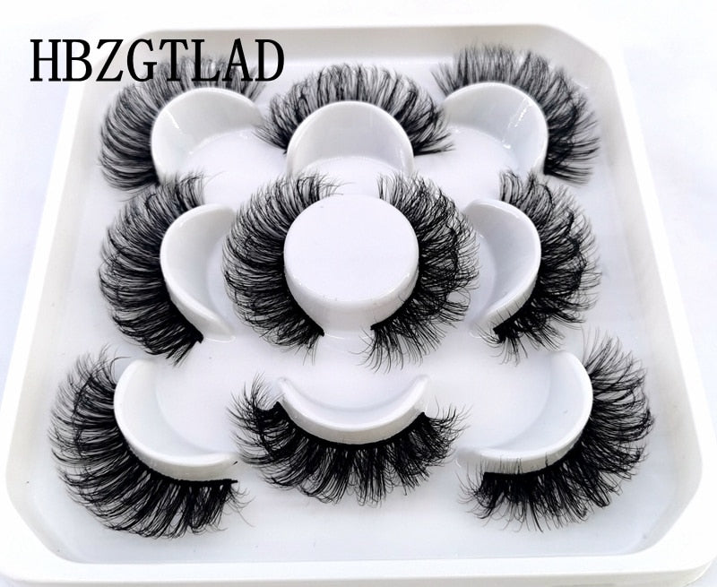 5 Pairs 8-25mm 3D Mink Lashes
