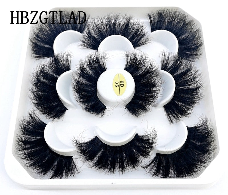 5 Pairs 8-25mm 3D Mink Lashes