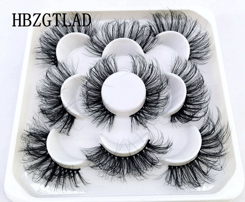 5 Pairs 8-25mm 3D Mink Lashes