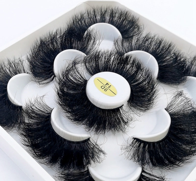 5 Pairs 8-25mm 3D Mink Lashes