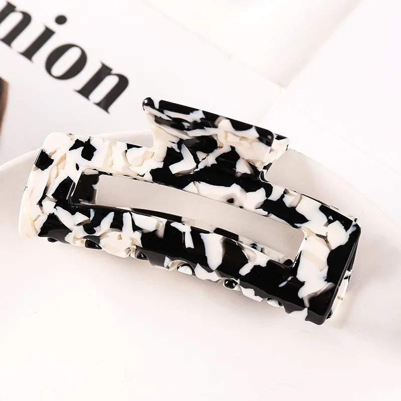 Fashion Rectangle Acetate Hair Claws