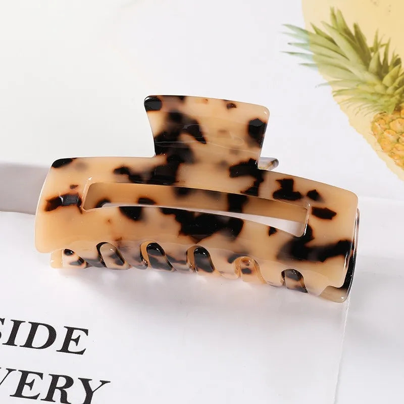 Fashion Rectangle Acetate Hair Claws