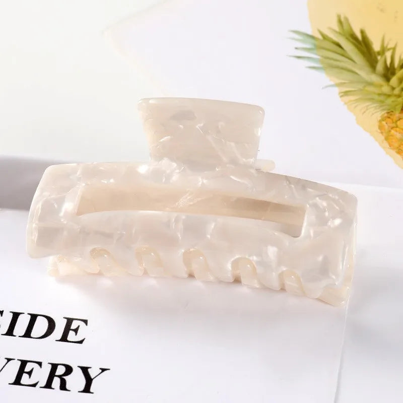 Fashion Rectangle Acetate Hair Claws