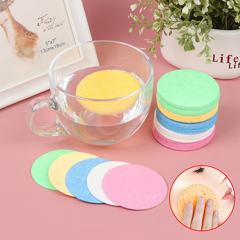 10PCS Face Cleaning Sponge