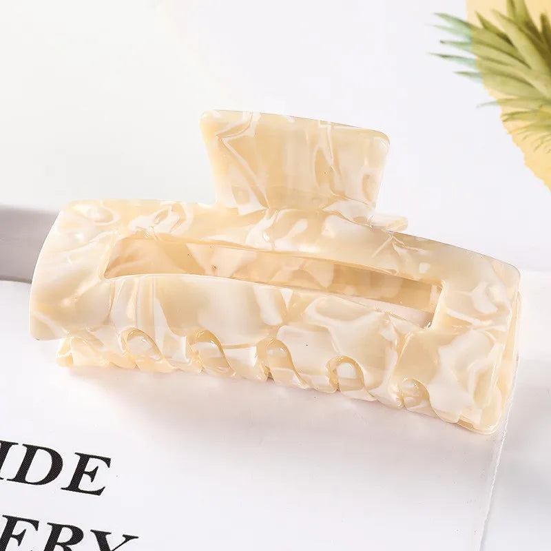 Fashion Rectangle Acetate Hair Claws
