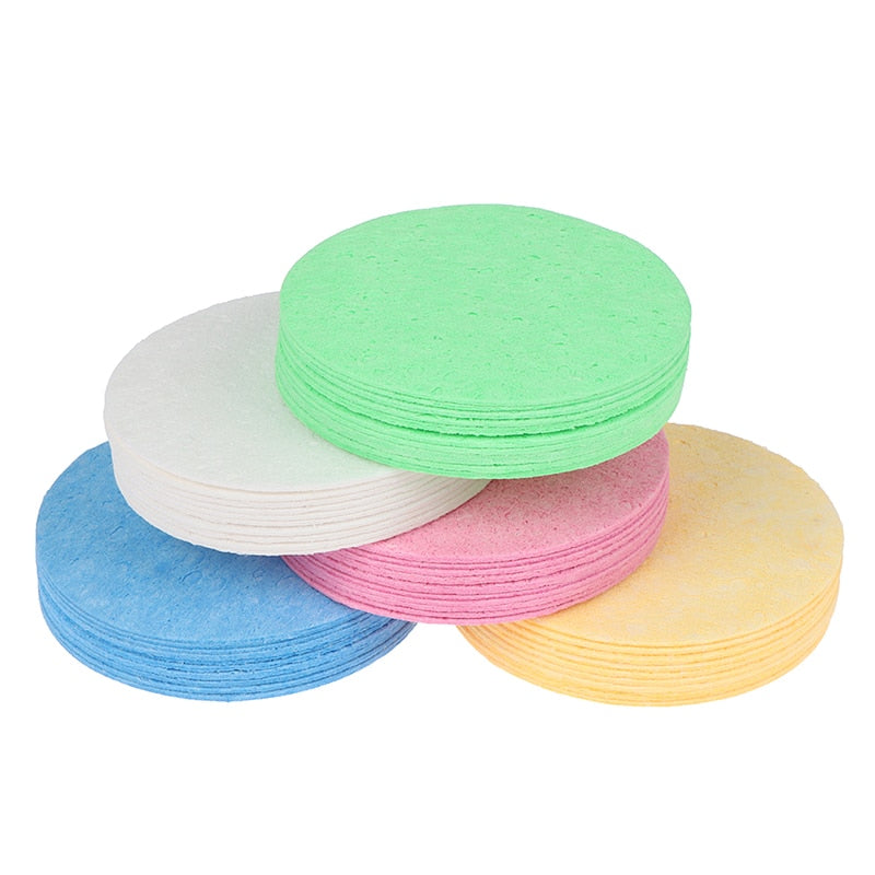 10PCS Face Cleaning Sponge