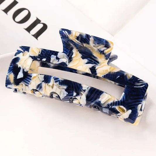 Fashion Rectangle Acetate Hair Claws