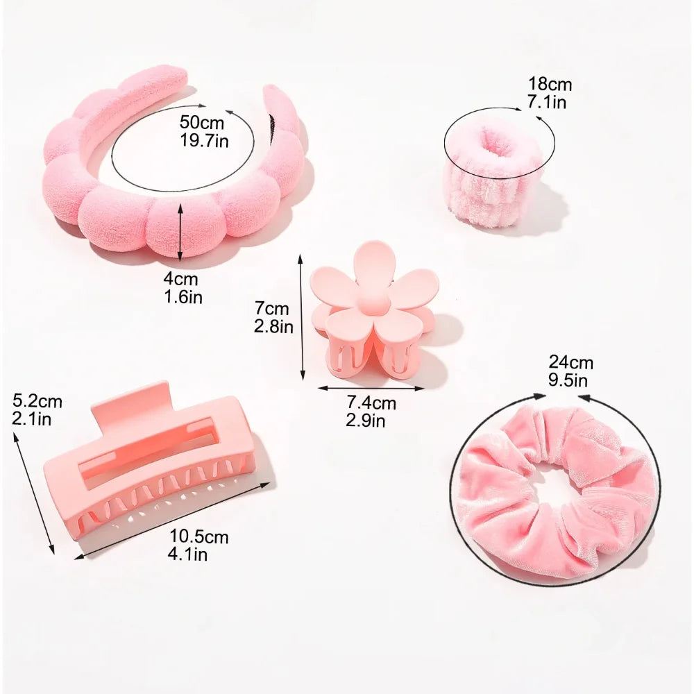 6pcs Spa Hairband Set