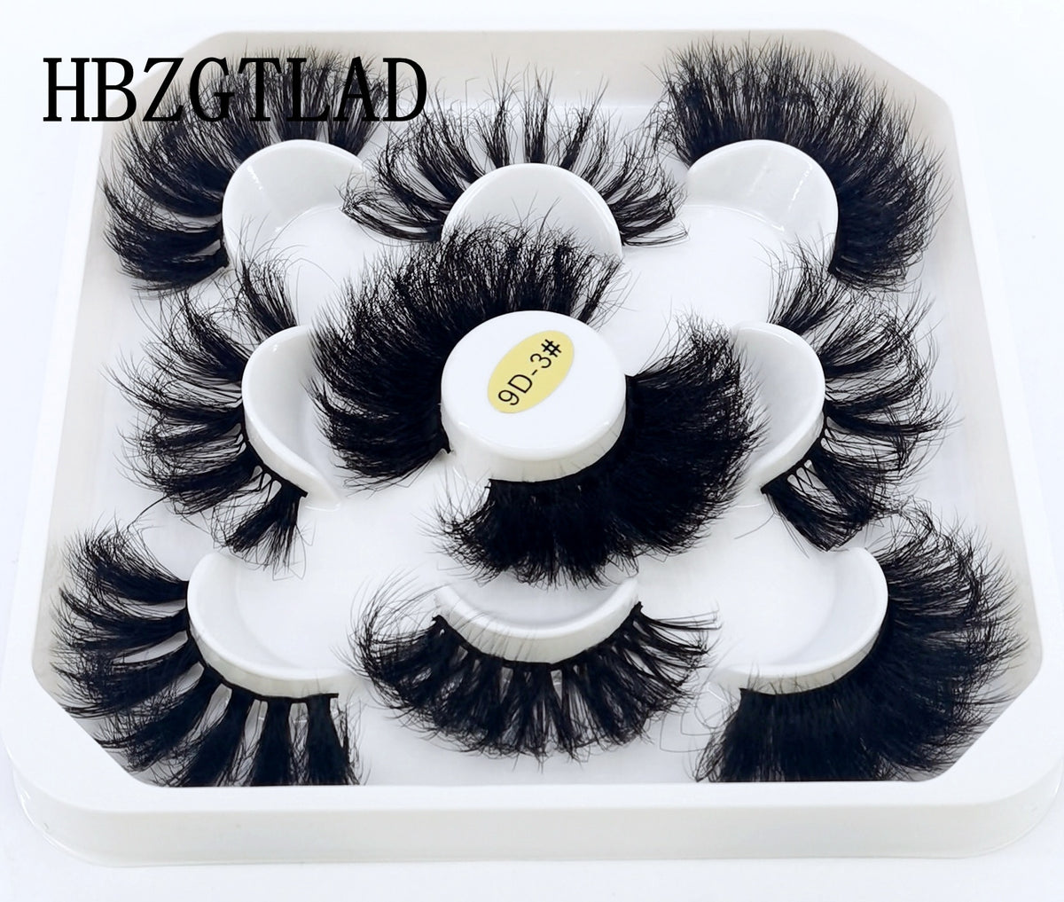5 Pairs 8-25mm 3D Mink Lashes