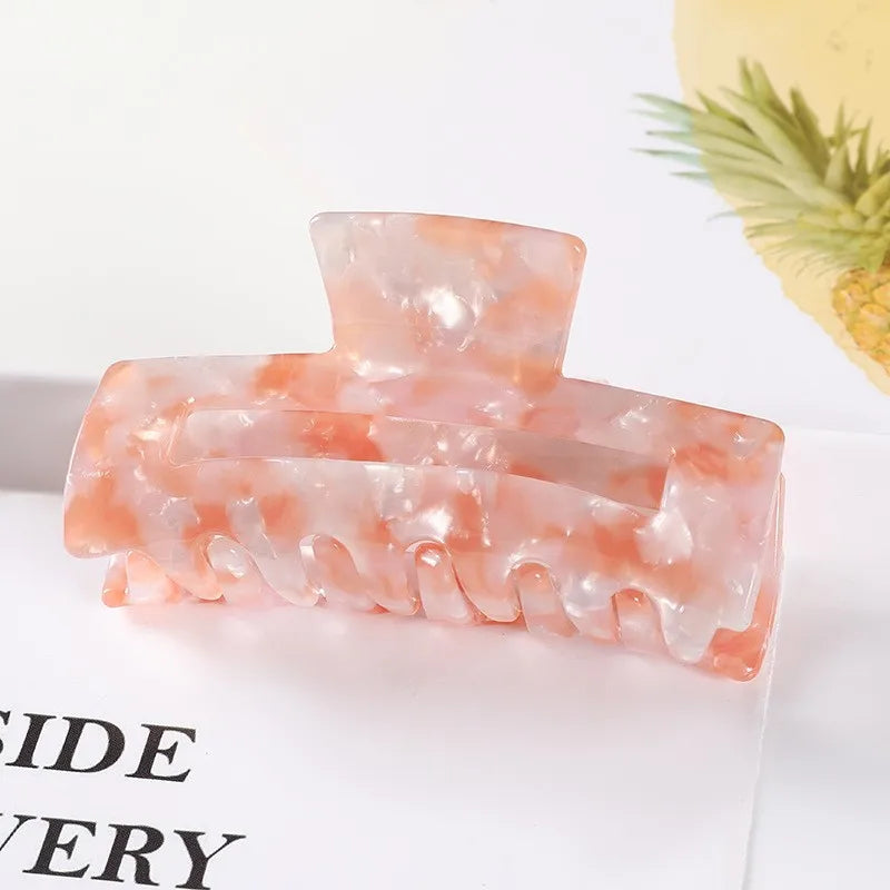 Fashion Rectangle Acetate Hair Claws
