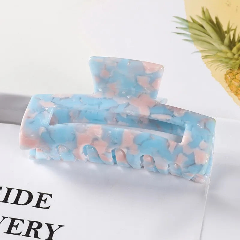 Fashion Rectangle Acetate Hair Claws