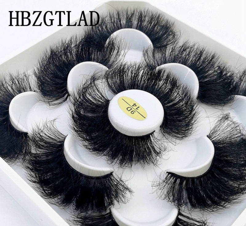 5 Pairs 8-25mm 3D Mink Lashes